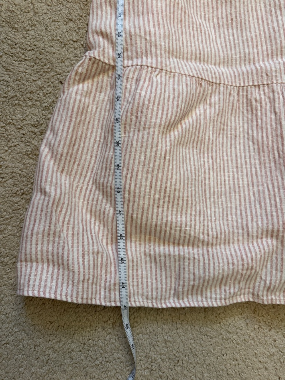 Reformation Lucila Linen Dress Square Neck Size 0 - Picture 9 of 10